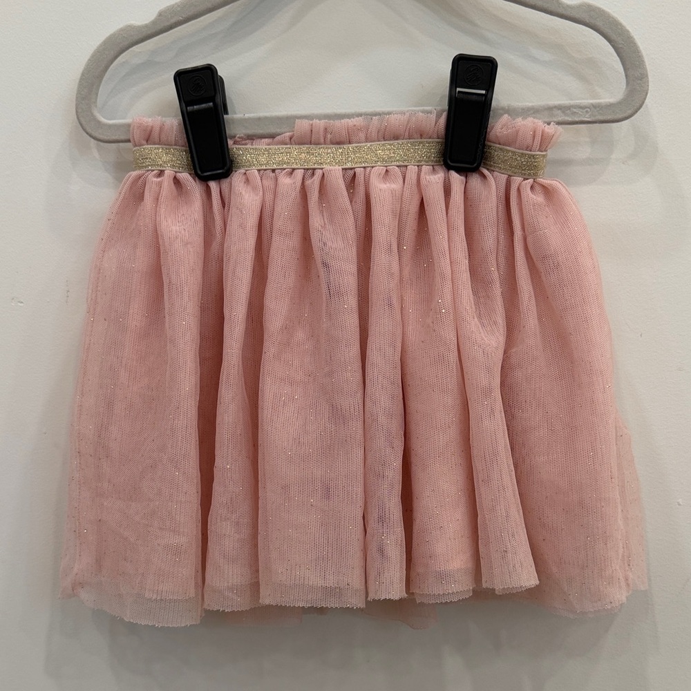 Cat & Jack Ballerina Tulle Skirt with Gold Accent